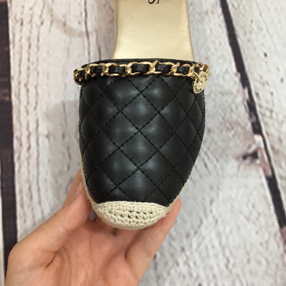 Guess black quilted espadrilles 5.5 - Picture 5 of 16
